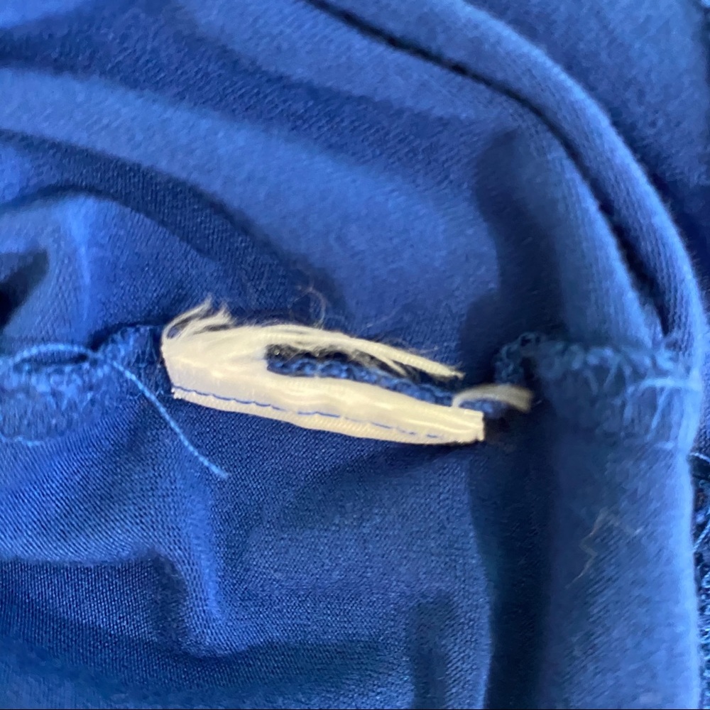 MICHAEL KORS Blue Tank Top with Fringe & Rivets, M - Picture 12 of 16